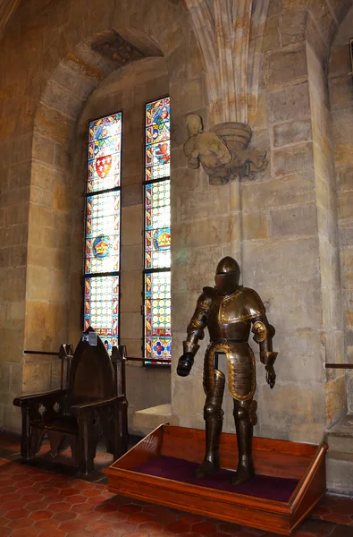 Interior do castelo medieval em Praga — Fotografia de Stock