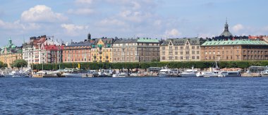 Stockholm 'ün panoramik manzarası