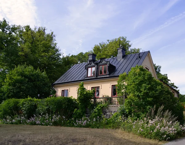 Haus in Skandinavien — Stockfoto