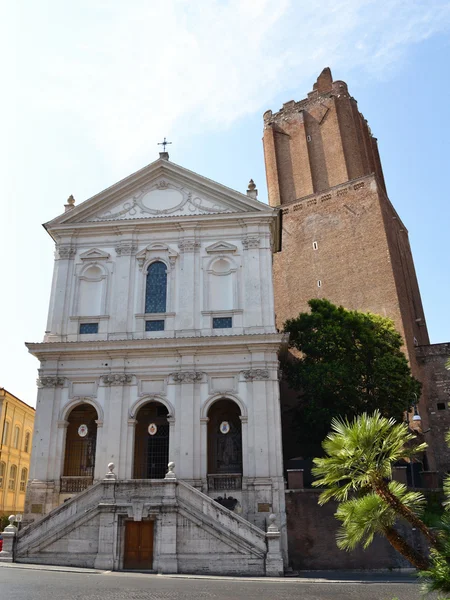 Oude kerk in Rome — Stockfoto
