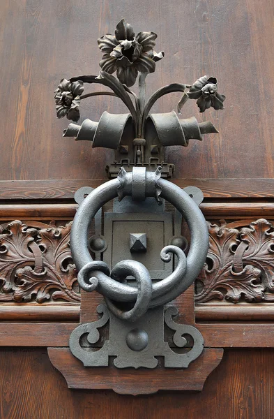 Poignée de porte antique décorative — Photo