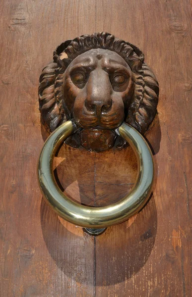 Poignée de porte antique décorative — Photo