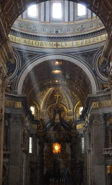 St. peter bazilika ve Vatikánu — Stock fotografie