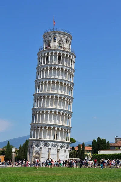 Schiefer Turm von Pisa, Italien — Stockfoto