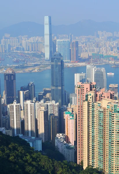 Hong Kong Skyline Birds eye View — Stock Photo, Image