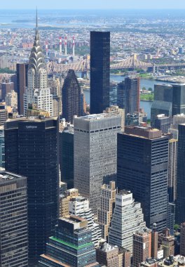 New york şehri kuş bakışı