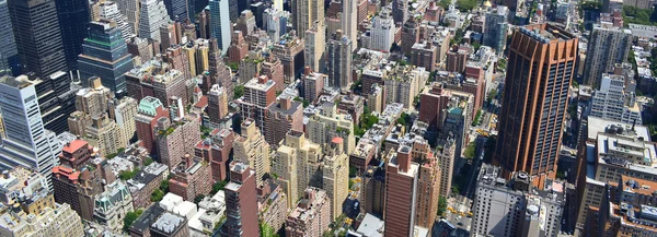 Vista a volo d'uccello di New York — Foto Stock