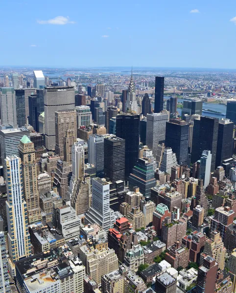 New York City aus der Vogelperspektive — Stockfoto