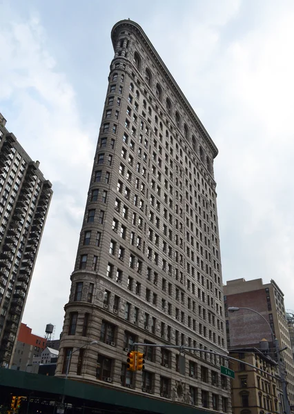 A Flatiron épület Manhattanben — Stock Fotó