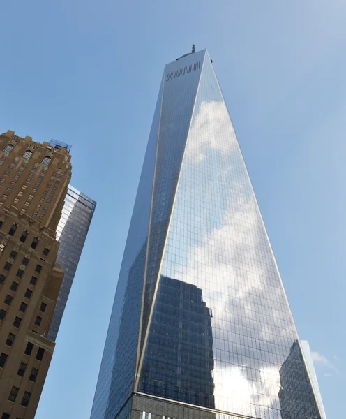 Freedom tower v dolním Manhattanu — Stock fotografie