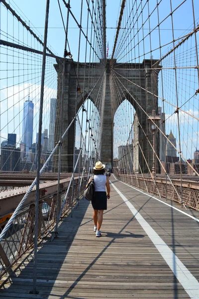 Brooklyn Bridge, Nova Iorque — Fotografia de Stock