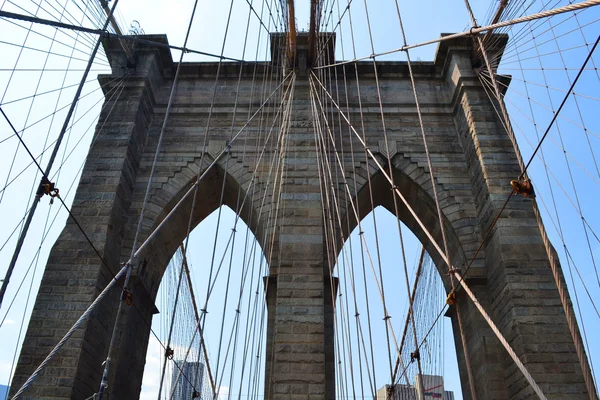 Brooklyn bridge, New York — Stock Photo, Image