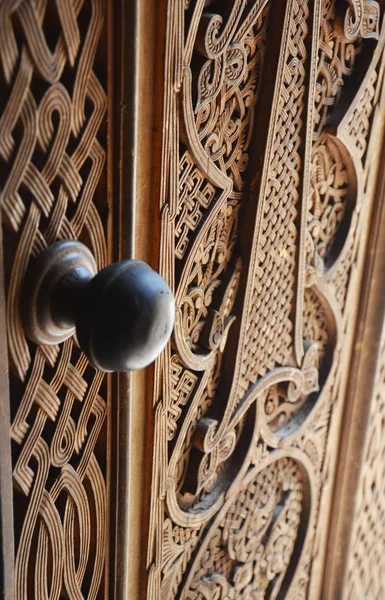 Porta de madeira velha — Fotografia de Stock