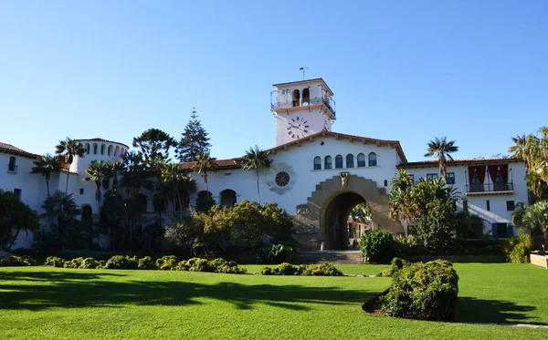 Historisch Gerechtsgebouw Santa Barbara Californië Stockafbeelding