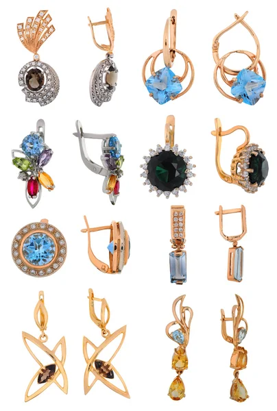 Jewelry earrings — Stock Photo, Image