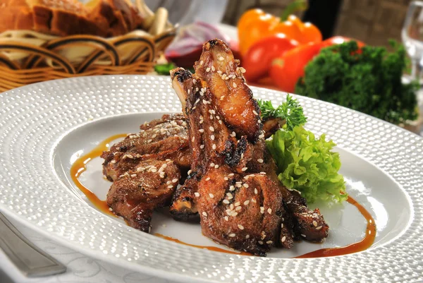 Carne a la parrilla — Foto de Stock