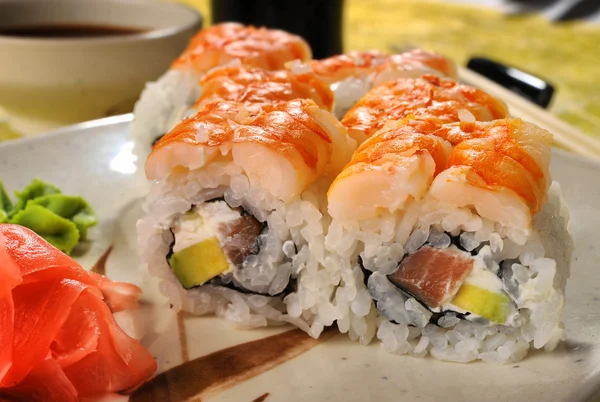 Sushi bułka — Zdjęcie stockowe