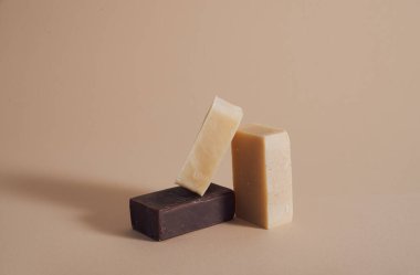 Minimalist tarzı el yapımı şampuan.