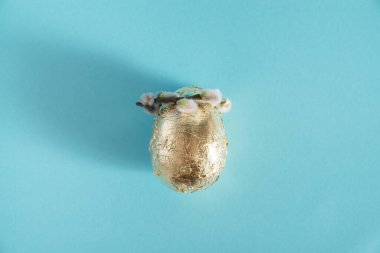 Kopya alanı olan paskalya minimalist yumurtası