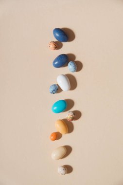 Kopyalama alanı olan paskalya minimalist arkaplanı