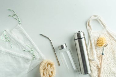 Plastiksiz fotokopi alanı ile sıfır atık yaşam için ayarlandı. Yüksek kalite fotoğraf