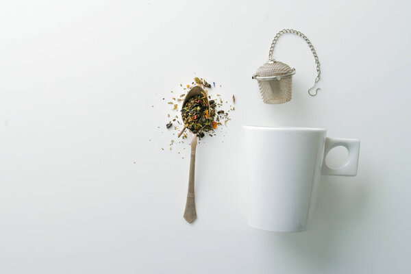 concept of giving up disposable tea bags. High quality photo