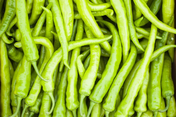 Selected Spicy Green Pepper Background High Quality Photo — Stock Photo, Image