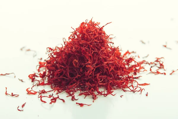 Heap Dryed Saffron Spice High Quality Photo — Stock Photo, Image
