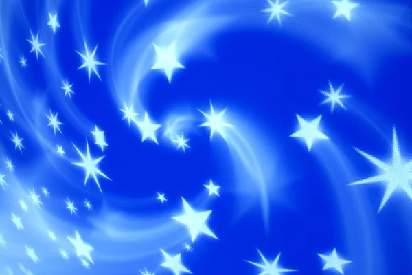 青いハイテク星 — ストック写真