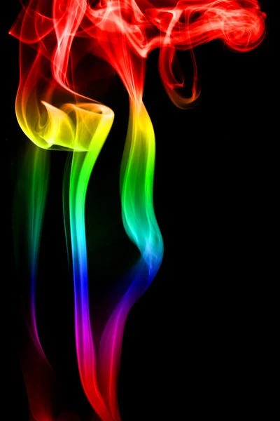 Multicolored smoke — Stock Photo, Image