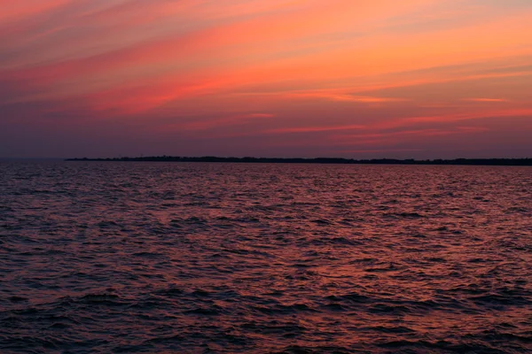 夕日の海 — ストック写真