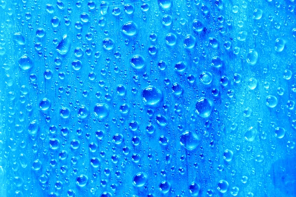 Gotas de agua azules —  Fotos de Stock