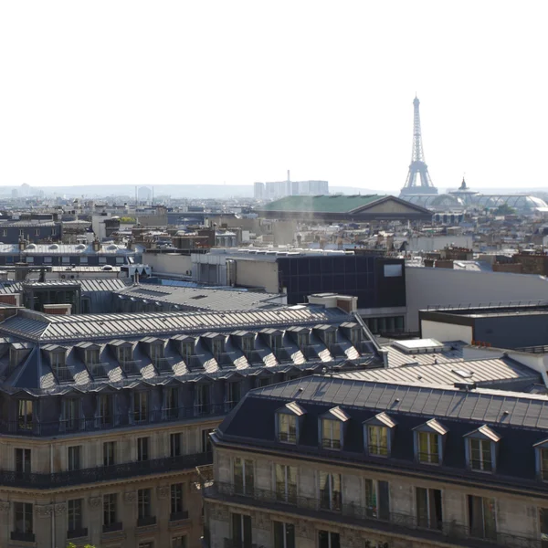 Vue sur la Tour Eiffel et panorama de Paris — Photo