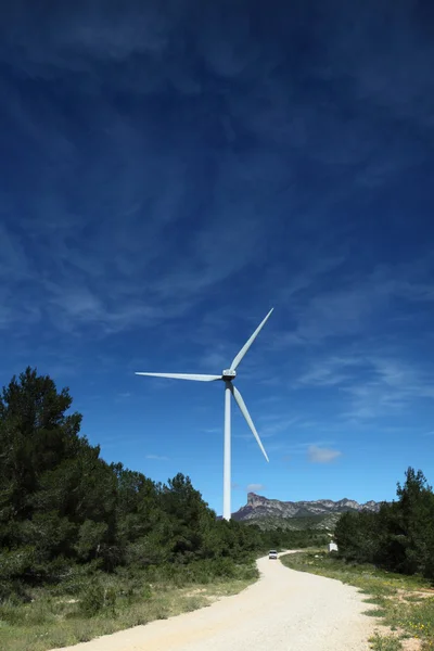 Wind turbines farm in spain — Stock Photo, Image