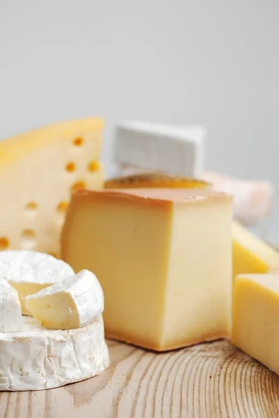 Various types of cheese composition — Stock Photo, Image