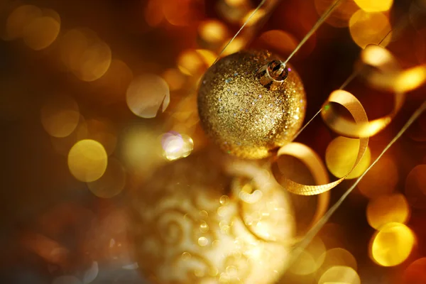 Altın christmas — Stok fotoğraf