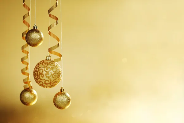 Golden christmas — Stock Photo, Image