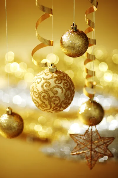 Gouden Kerstmis — Stockfoto