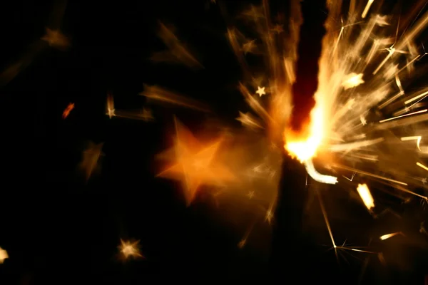 Sparkler fire — Stock Photo, Image