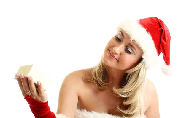 Santa ragazza — Foto Stock