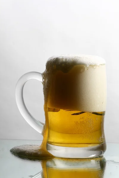 Cerveja isolada — Fotografia de Stock