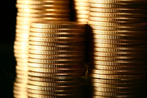 stock image golden coins