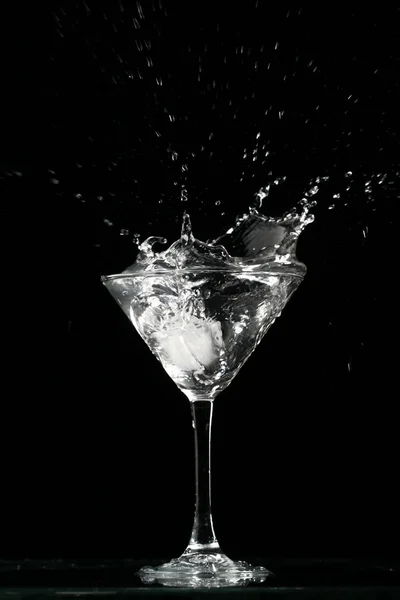 Alcohol splash — Stock Photo, Image