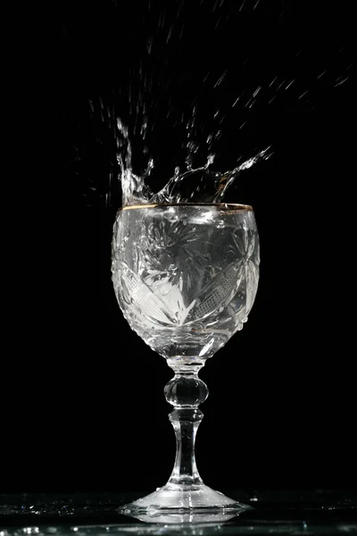 Splash αλκοόλ — Φωτογραφία Αρχείου