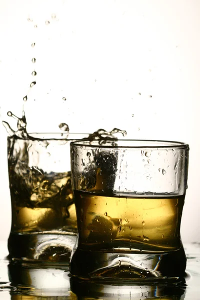 Whiskey splash — Stock Photo, Image