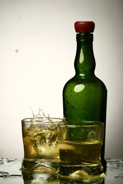 Whiskey splash — Stock Fotó