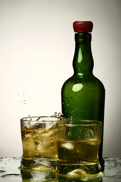 Whiskey splash — Stock Fotó