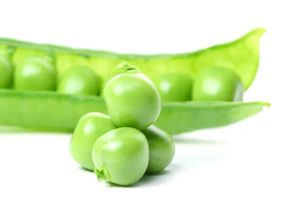 Isolated peas — Stock Photo, Image