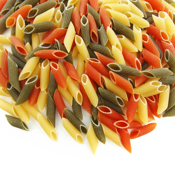 Färgad pasta — Stockfoto