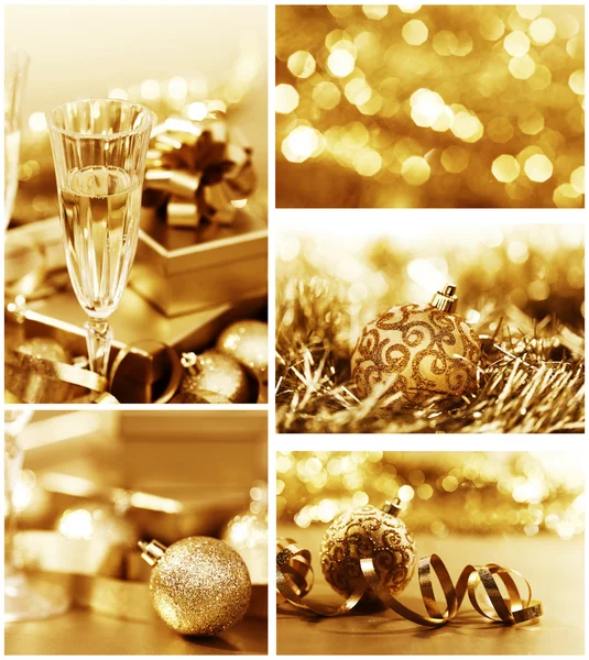 Christmas collage — Stock Photo, Image